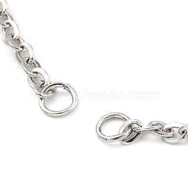 304 fabrication de bracelets en chaînes câblées en acier inoxydable(AJEW-P119-01P)-2