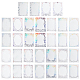 4 Bags 4 Styles PET Transparent Floral Frame Adhesive Decorative Stickers(DIY-OC0010-25)-1