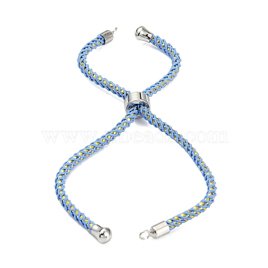Adjustable Nylon Cord Slider Bracelet Making(MAK-F026-A-P)-5
