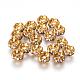 Brass Rhinestone Spacer Beads(RB-A014-L8mm-01C)-1