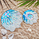 2Pcs 2 Style Shell Shape Glass Jewelry Tray(AJEW-FH0004-22)-4