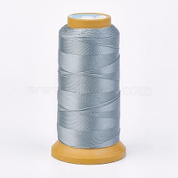 Polyester Thread, for Custom Woven Jewelry Making, Light Steel Blue, 0.25mm, about 700m/roll(NWIR-K023-0.25mm-18)