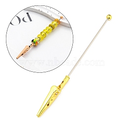 Iron Bracelet Tool Jewelry Helper Alligator Clip, Bracelet Fastening Helper Tools, Golden, 13.8cm(AJEW-A053-01B)