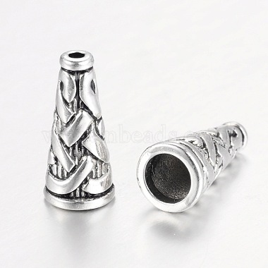 Antique Silver Alloy Bead Cone