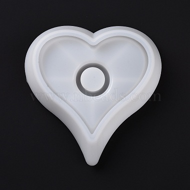 DIY Heart Shape Candlestick Silicone Molds(SIMO-P002-H01)-3