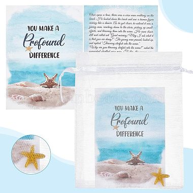 olycraft diy étoile de mer souriant sagesse merci kit cadeau(DIY-OC0009-66)-4