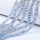 Electroplate Transparent Glass Beads Strands(EGLA-A034-T1mm-Y05)-1