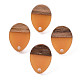 Accessoires de boucles d'oreilles en résine et bois de noyer(MAK-N032-006A-A03)-1