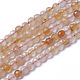 Natural Red Chalcedony Beads Strands(G-F596-22-4mm)-1