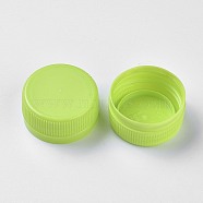 Plastic Bottle Caps, Column, Green Yellow, 32.5x16.5mm, Inner Diameter: 28.5mm, about 95~100pcs/bag(FIND-WH0043-18D)