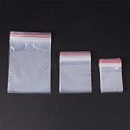 Zip Lock Bags, Resealable Bags Sets, Top Seal Bags Sets, Clear, 6~12x4~8cm(OPP-PH0001-01)