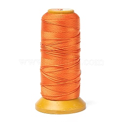 Nylon Sewing Thread, 12-Ply, Spool Cord, Orange, 0.6mm, 150yards/roll(OCOR-N12-10)
