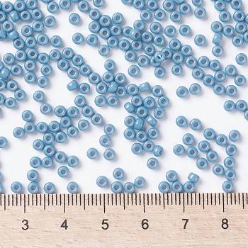 MIYUKI Round Rocailles Beads, Japanese Seed Beads, (RR4482) Duracoat Dyed Opaque Bayberry, 8/0, 3mm, Hole: 1mm, about 2111~2277pcs/50g