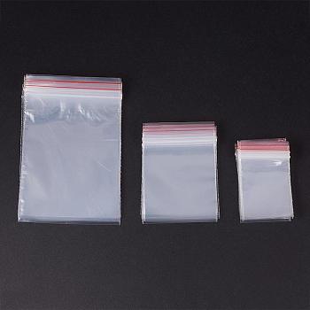Zip Lock Bags, Resealable Bags Sets, Top Seal Bags Sets, Clear, 6~12x4~8cm