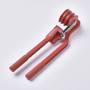 180 Degree Pipe Bending Tool, 50# Carbon Steel Tubing Bender, Heavy Duty Manual Tubing Bender Tool, Red, 26.8x6.7x5.9cm