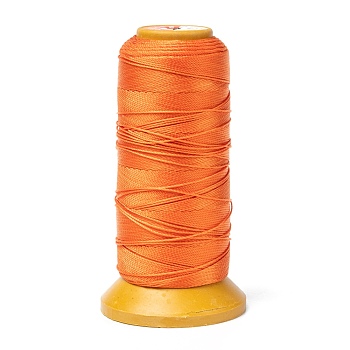 Nylon Sewing Thread, 12-Ply, Spool Cord, Orange, 0.6mm, 150yards/roll