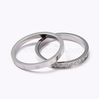 304 Stainless Steel Finger Rings Sets(RJEW-F110-09P)-2