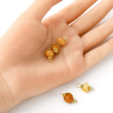 Natural Topaz Jade Connector Charms(PALLOY-YW0001-55)-3