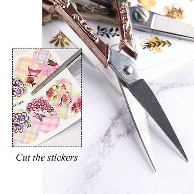 420 Stainless Steel Retro-style Sewing Scissors for Embroidery(TOOL-WH0127-16R)-4