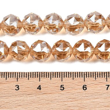 Transparent Electroplate Glass Beads Strands(EGLA-N002-34C-B10)-3