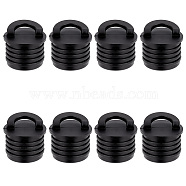 Rubber Kayak Scupper Plug, Drain Hole Stopper, Black, 35x32.5mm(AJEW-WH0258-886)