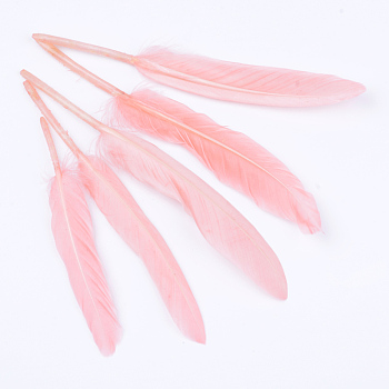 Goose Feather Costume Accessories, Dyed, Pink, 100~175x13~25mm