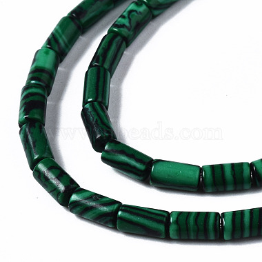Synthetic Malachite Beads Strands(X-G-S366-075)-3