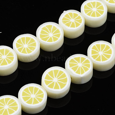 Light Yellow Fruit Polymer Clay Beads
