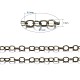 Brass Flat Oval Cable Chains(CHC025Y-AB)-6