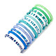 12Pcs 12 Color Polymer Clay Heishi Surfer Stretch Bracelets Set(BJEW-JB09731)-5