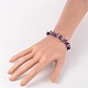 Stretch-Armbänder aus natürlichen Amethyst-Chips(BJEW-JB02131-04)-3