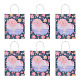 6Pcs Flower Printed Paper Gift Bags(ABAG-TADJ0001-08C)-3