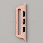 Plastic Watchband Connector, Pink, 9.5x35x3mm(FIND-WH0419-94F)