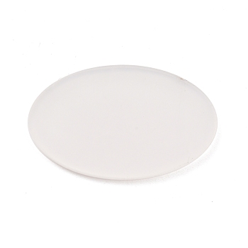 Oval Acrylic Display Base, for Miniatures, Models and Toilet Sign, Clear, 40x25x2mm