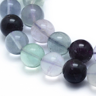 Natural Fluorite Beads Strands(G-G823-03-12mm)-3