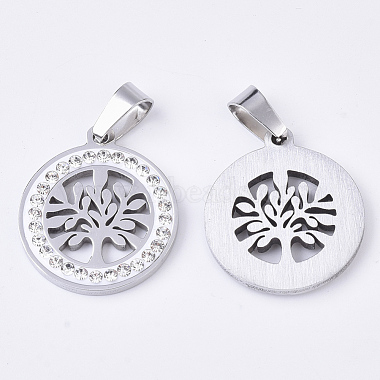 201 Stainless Steel Pendants(STAS-N089-45P)-2