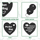 1Pc Heart Shape 201 Stainless Steel Commemorative Decision Maker Coin(AJEW-CN0001-68O)-3