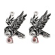 Alloy with Black Enamel Pendants(AL-CBA2919-02P-01)-1