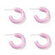 Hypoallergenic Bioceramics Zirconia Ceramic Ring Stud Earrings(EJEW-Z023-02D)-3