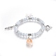 Bracelets stretch pendentif coquille cauris(BJEW-JB04057-04)-3