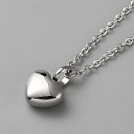 Non-Tarnish 304 Stainless Steel Urn Ashes Necklaces, Stainless Steel Color, 21.65 inch(55cm)(NJEW-WH20001-03P)