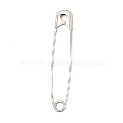 304 Stainless Steel Brooch Pin Kilt Pins, Stainless Steel Color, 55.5x11.5x3.5mm, Hole: 3.5mm(STAS-E547-07D-P)