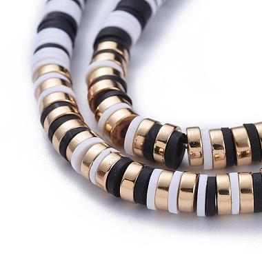 Heishi Beads Stretch Bracelets & Necklaces Sets(SJEW-JS01103-02)-2