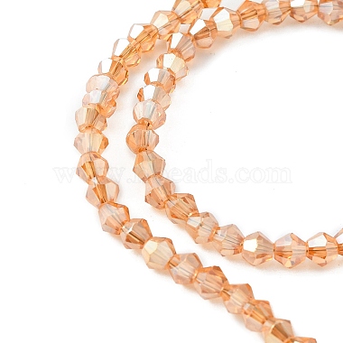 Brins de perles de verre de galvanoplastie transparentes(EGLA-YW0001-50C)-2