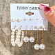 Alloy & Plastic Pearl Earring Sets(WG01624-17)-1