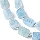 Natural Aquamarine Beads Strands(G-C098-A10-01)-4