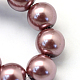 Baking Painted Pearlized Glass Pearl Round Bead Strands(HY-Q003-6mm-58)-3