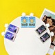 15Pcs 3 Styles Printed Acrylic Pendants(SACR-CJ0001-29)-8