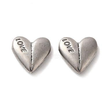 Stainless Steel Color Heart 304 Stainless Steel Cabochons