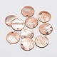 Dyed Natural Flat Round Shell Pendant(SHEL-P003-03)-2